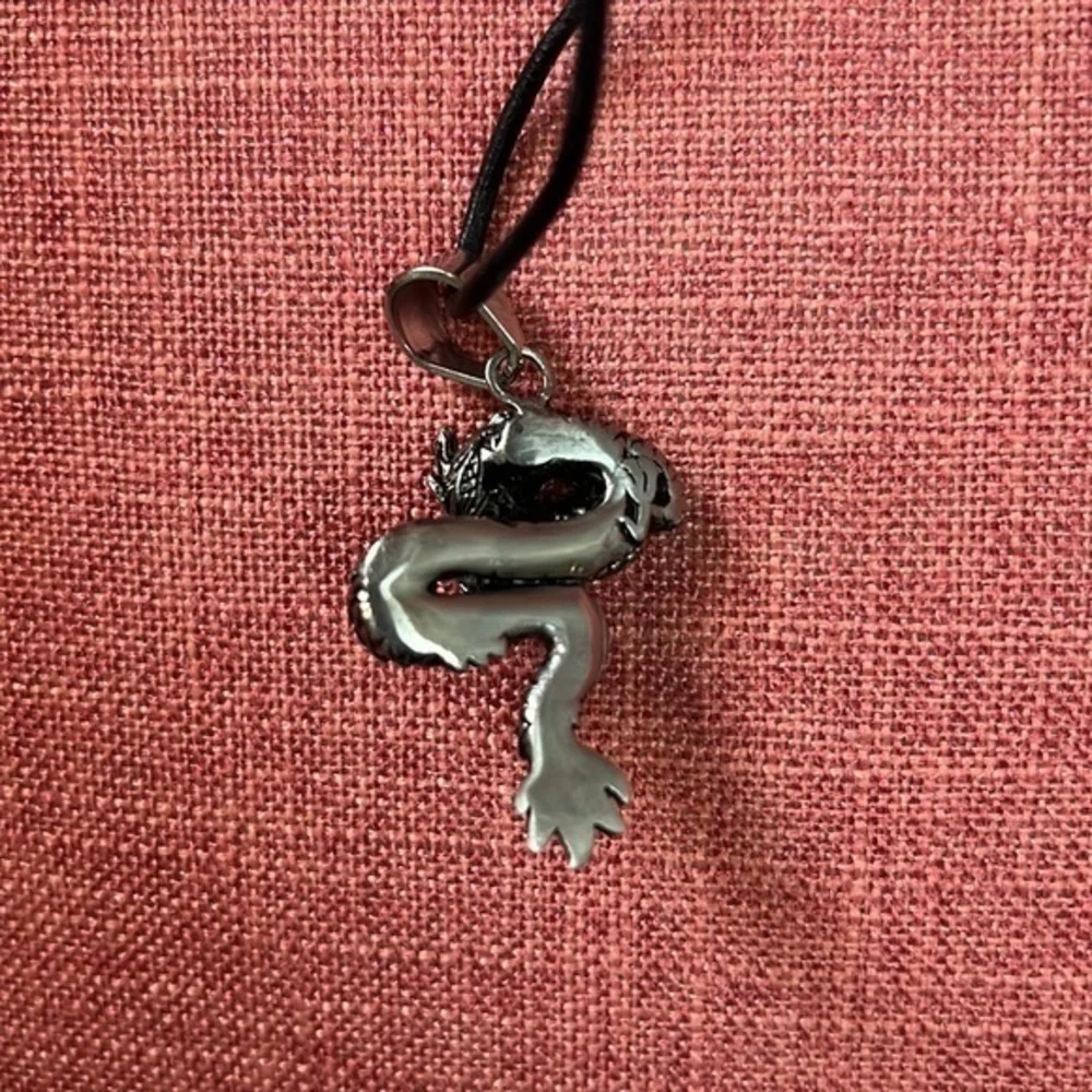 Stainless steel‎ dragon pendant